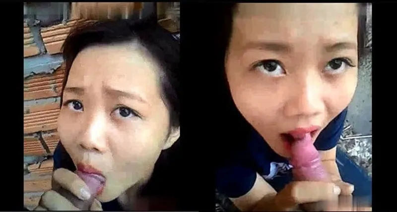 Bồ bú cậu bé ở vườn sau nhà